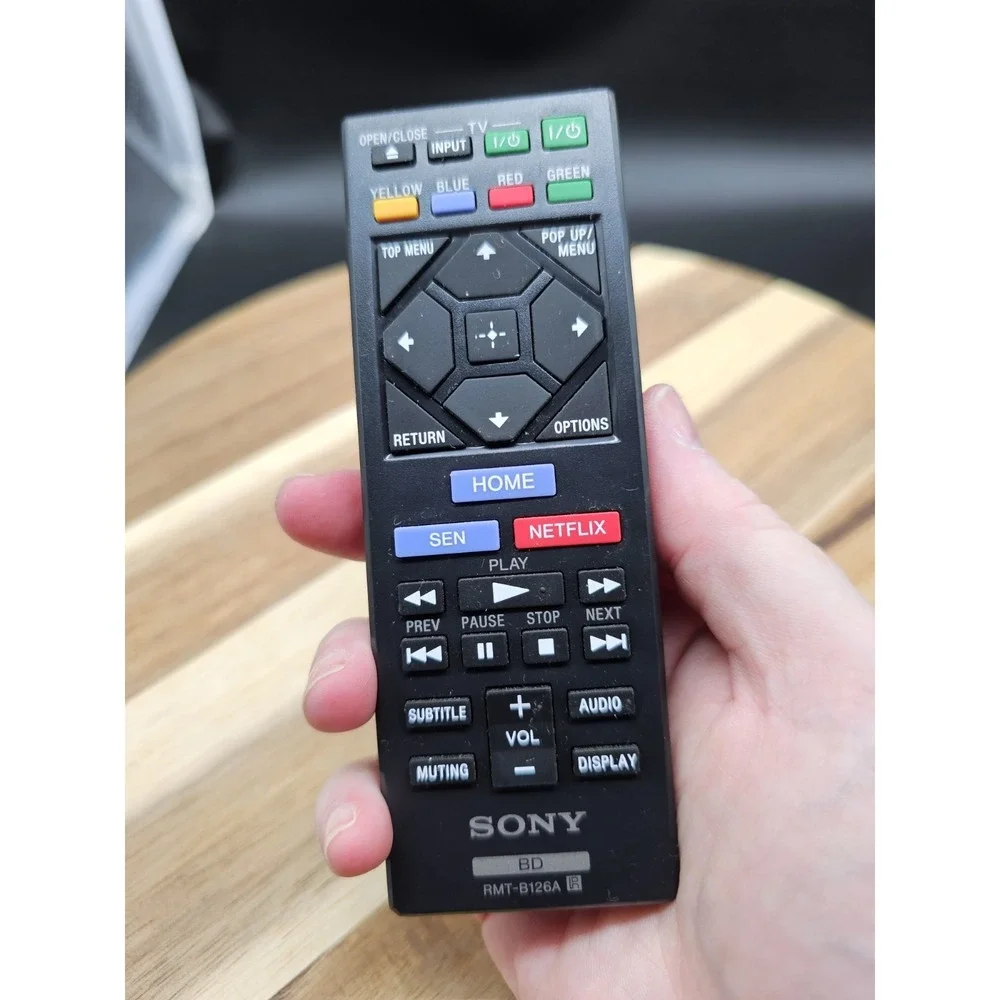Original Sony OEM‎ RMT-B126A BD Remote Control Blu-Ray Player Tested Working